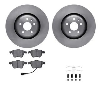 R1 Concepts WFWH1-73066 E- Line Series Brake Rotor W/ Ceramic Brake Pads & Hdw
